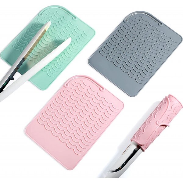 Curling Iron Silicone Mat Manufacturer - Wholesale Heat Resistant Flat Iron Hair Styling Tool Holder Tool