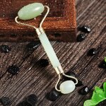 Hsiuyen Stone Jade Roller Manufacturer - Custom Logo Natural Facial Massage Healthy Beauty Tool