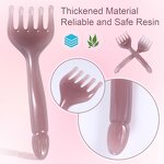 Five Tooth Comb Massager Manufacturer - New Handheld Resin Y-shaped Scalp Scratcher Relaxation Tool