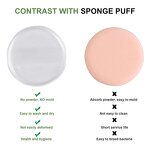 Silicone Makeup Powder Puff Manufacturer - Reusable Transparent Washable Non Irritating Foundation Tool