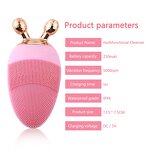 2 in 1 Electric Facial Brush Manufacturer - Mini Ball Roller Rechargeable Sonic Exfoliating Cleanser Tool