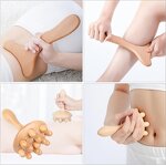 5-in-1 Wood Massage Set Manufacturer - Wholesale Muscle Pain Relief Body Shaping Office Home Tool