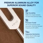 432 Hz Tuning Fork Manufacturer - Precision-Machined Aluminum Alloy Chakra Reiki Yoga Therapy Tool