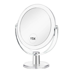 Double Sided Vanity Mirror Manufacturer - Wholesale Portable 6.25 Inch 1X/15X 360° Swivel Personalization Tool