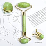 Green Xiuyan Jade Roller Set Manufacturer - High Quality Stone Facial Massager Gua Sha Board Tool