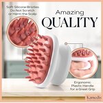 Silicone Scalp Massager Mold Manufacturer - 2024 Latest Custom Multi-Color Shampoo Cleaning Comb Tool