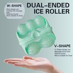 2 in 1 Ice Face Roller Manufacturer - New Trending Cold Massager Puffy Eyes Migraine Relief Tool
