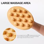 Wooden Body Brush Manufacturer - Wholesale Massage Cellulite Removal Itchy Skin Relief Bathroom Tool