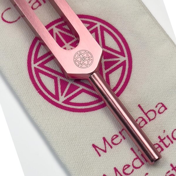 272.20 Merkaba Tuning Fork Manufacturer - Weighted Pink Sound Healing Biomagnetic Field Instrument Tool