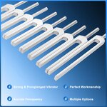 Solfeggio Tuning Fork Set Manufacturer - 9-Piece Wooden Stand Chakra Hammer 174-639Hz Frequencies Tool