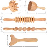 5-in-1 Wood Massage Set Manufacturer - Wholesale Muscle Pain Relief Body Shaping Office Home Tool