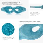 Reusable Gel Bead Eye Mask Manufacturer - Hot Cold Compress Therapy Stress Pain Relief Eye Care Tool
