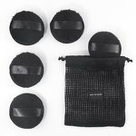 Bamboo Charcoal Makeup Pads Manufacturer - OEM Custom Logo Washable Reusable Facial Cleaning Tool