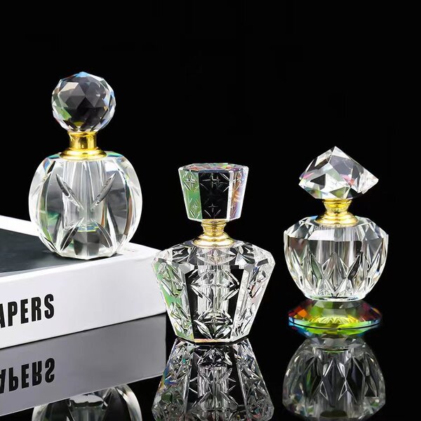 3ml Attar Oil Bottles Manufacturer - Wholesale Cheap Empty Crystal Glass Perfume Packaging Tool