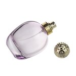 Square Glass Perfume Bottles Manufacturer - Custom Luxury with Gold Ring Black Wooden Cap Label Tool