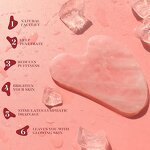 Pink Rose Quartz Facial Massager Set Manufacturer - High Quality Jade Roller Gua Sha Whitening Tool