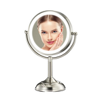 Double Sided LED Vanity Mirror Manufacturer - Wholesale Rechargeable 1X/10X Magnifying Desktop Tool