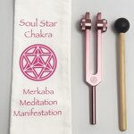 272.20 Merkaba Tuning Fork Manufacturer - Weighted Pink Sound Healing Biomagnetic Field Instrument Tool