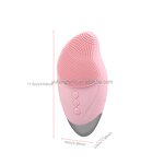 Ultrasonic Silicone Facial Brush Manufacturer - Whitening Beauty Device Pore Deep Cleaning Skin Care Tool