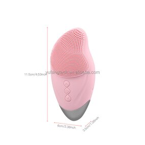 Ultrasonic Silicone Facial Brush Manufacturer - Whitening Beauty Device Pore Deep Cleaning Skin Care Tool