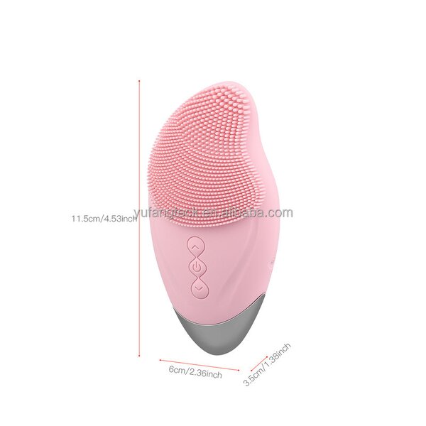Ultrasonic Silicone Facial Brush Manufacturer - Whitening Beauty Device Pore Deep Cleaning Skin Care Tool