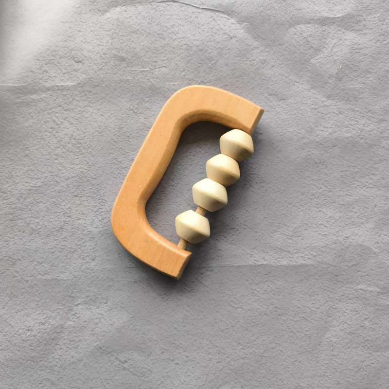Wooden Roller Massager Manufacturer - Wholesale Hand Held Body Wood Therapy Neck Muscle Massage Tool