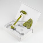 Anti-Cellulite Jade Roller Gua Sha Set Manufacturer - Wholesale Rose Quartz Custom Logo Home Massage Tool
