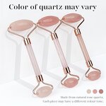 Pink Rose Quartz Facial Massager Set Manufacturer - High Quality Jade Roller Gua Sha Whitening Tool