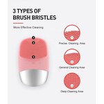 Ultrasonic Facial Cleanser Manufacturer - Skin Cleaner Waterproof Silicone Electric Pores Cleansing Tool