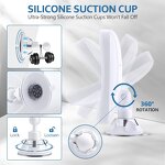 LED Lighted Suction Cup Mirror Manufacturer - Wholesale 360° Rotating 20X Magnifying Bathroom Cosmetic Tool