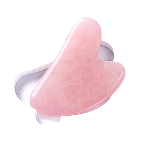 Rose Quartz Gua Sha Tool Manufacturer - Hot Sale Natural Crystal Pink Facial Massage Beauty Tool