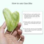 Green Xiuyan Jade Roller Set Manufacturer - High Quality Stone Facial Massager Gua Sha Board Tool
