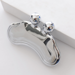 Zinc Alloy Gua Sha Board Manufacturer - New Metal Facial Lifting Hand-held Massage Roller Therapy Tool