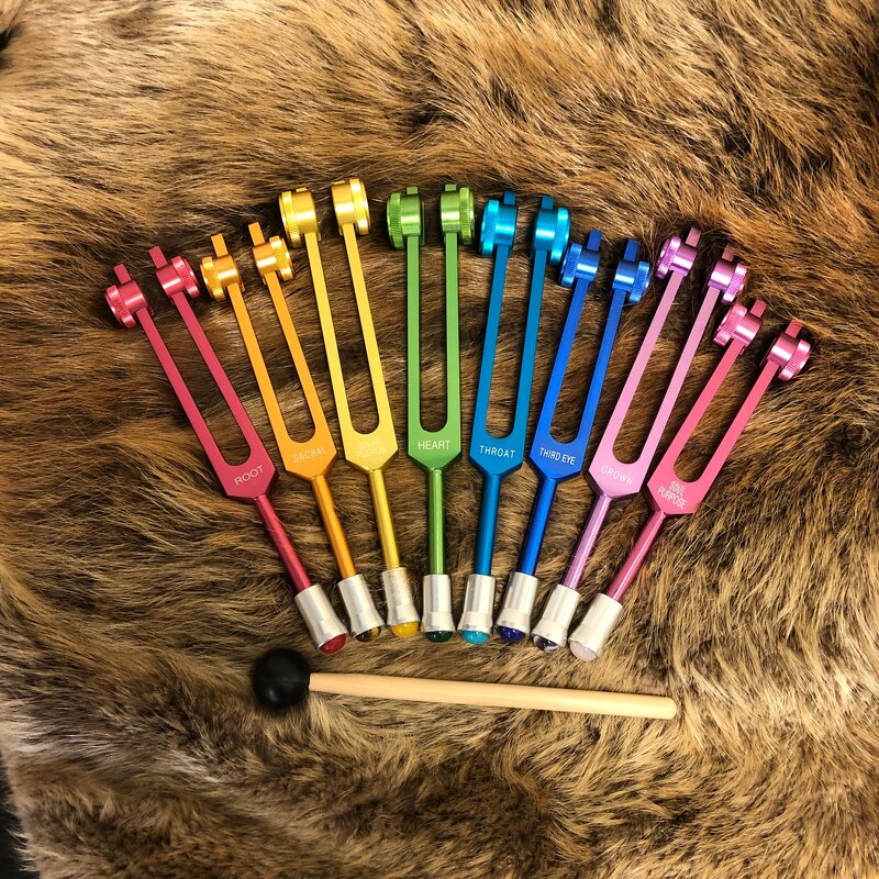 Quartz Crystal Tuning Fork Set Manufacturer - Healing Instrument Chakra 128/528/432hz Sound Therapy Tool