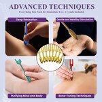 Crystal Boot Tuning Fork Set Manufacturer - Customizable Gemstone Sound Healing Biomagnetic Harmonization Tool