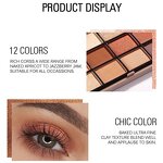 12 Colors Eyeshadow Palette Manufacturer - OEM ODM Sample Gratis Maquillaje Cosmetic Makeup Tool