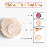 Silicone Makeup Powder Puff Manufacturer - Reusable Transparent Washable Non Irritating Foundation Tool