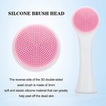 Double Sided Facial Cleanser Brush Manufacturer - Manual Blackhead Removal Whitening Silicone Skincare Tool