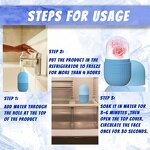 Silicone Ice Facial Roller Manufacturer - Reusable Jade Roller Skin Care Ice Holder Face Eye Mold Tool