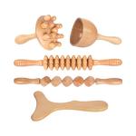 5-in-1 Wood Massage Set Manufacturer - Wholesale Muscle Pain Relief Body Shaping Office Home Tool