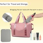 Hair Straightener Silicone Mat Manufacturer - Hot Sell Heat Insulation Anti-Slip Styling Tool Storage Pad Tool
