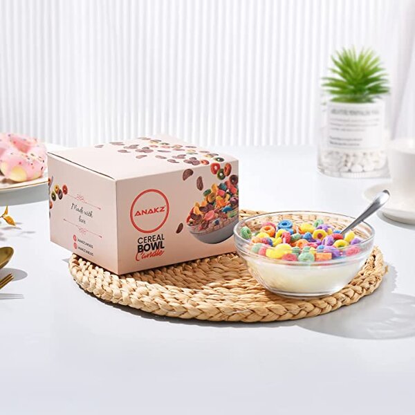 Cereal Scented Candle Jar Manufacturer - Unique Custom Home Fragrance Aromatherapy Food Candle Tool