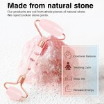 Pink Jade Facial Roller Manufacturer - Natural Redness Reduction Face Eyes Neck Home Use Massage Tool