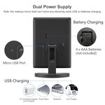 Tri-Fold LED Vanity Mirror Manufacturer - WEILY 21 Lights Adjustable Touch Screen 1x/2x/3x Magnification Tool