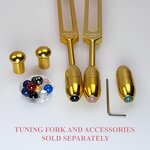 Gemstone Boot Tuning Fork Set Manufacturer - Rose Quartz Green Aventurine Black Onyx Biomagnetic Tool