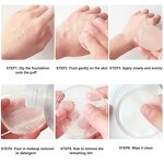 Silicone Makeup Powder Puff Manufacturer - Reusable Transparent Washable Non Irritating Foundation Tool