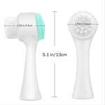 Double Sided Facial Cleanser Brush Manufacturer - Manual Blackhead Removal Whitening Silicone Skincare Tool