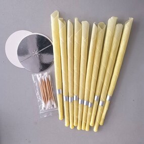 Natural Beeswax Ear Candles Manufacturer - Ear Wax Removal Propolis Indiana Therapy Relaxation Cone Tool