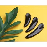 Disposable Cosmetic Spatula Manufacturer - Mini Multi-colored Curved Jade Amethyst Aventurine Scoop Tool