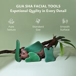 Green Gua Sha Scraping Board Manufacturer - Wholesale SPA Acupuncture Therapy Facial Trigger Point Tool